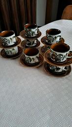 Boch 9Tasses et 9sous tasses modèle Argenteuil, Antiquités & Art, Enlèvement