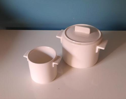 2   L.Dake En Zn potjes, Huis en Inrichting, Keuken | Servies, Kop(pen) en/of Schotel(s), Porselein, Ophalen of Verzenden