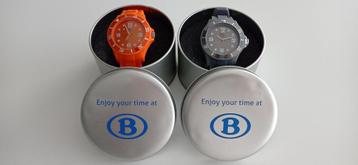 Duo NMBS horloges voor chauffeur en gids. Verzamelaar! beschikbaar voor biedingen