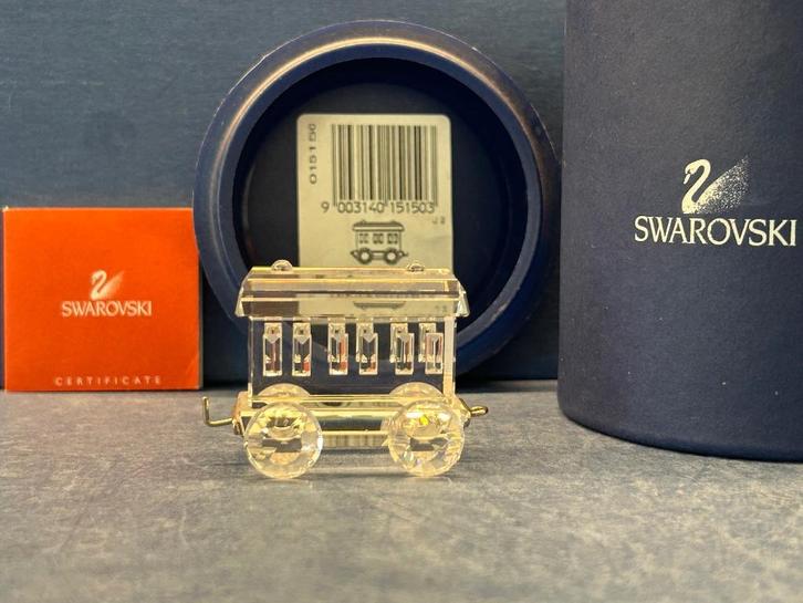 Swarovski Trein Wagon, Verzamelen, Swarovski, Nieuw, Figuurtje, Ophalen of Verzenden