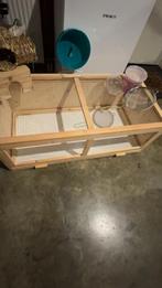 Dieren kooi met benodigheden, Souris, Moins de 60 cm, 75 à 110 cm, Cage