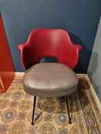 Vintage skai kappersstoel seventies, jaren 70., Antiek en Kunst, Ophalen