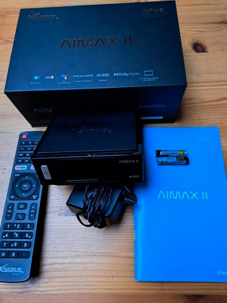 Xsarius Aimax 2 4k Bluetooth Android 11-doos, Audio, Tv en Foto, Decoders en Harddiskrecorders, Zo goed als nieuw, Decoder, Ophalen