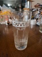 Louviau glas 33 ctl La Louviere, Verzamelen, Biermerken, Verzenden, Gebruikt, Glas of Glazen, Overige merken