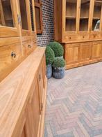 2 teak buffetkasten/vitrinekast GRATIS LEVERING, Huis en Inrichting, Ophalen of Verzenden, Zo goed als nieuw