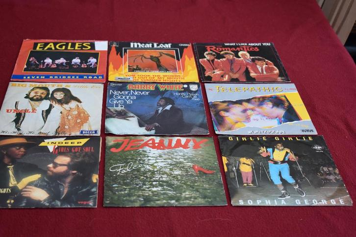 45t's vraag de snuffellijsten ter inzage, Cd's en Dvd's, Vinyl | Rock, Zo goed als nieuw, Poprock, Overige formaten, Ophalen of Verzenden