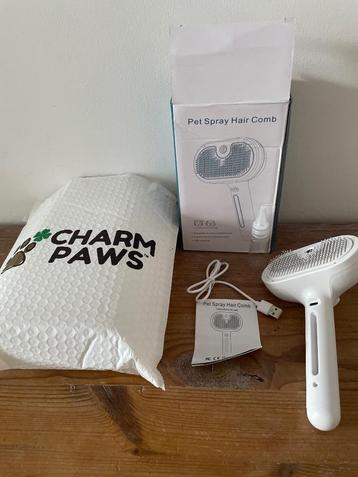 CharmPaws Steami Pro borstel voor huisdieren, Enlèvement ou Envoi, Neuf