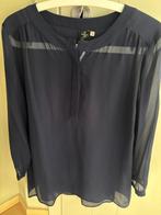 Blouse vintage maat XL, Ophalen of Verzenden, Zo goed als nieuw, Maat 46/48 (XL) of groter, Blauw