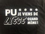 T-shirt Bouli Lanners Pu*** Je viens de Liège quand même, Vêtements | Hommes, T-shirts, Neuf, Taille 48/50 (M), Noir