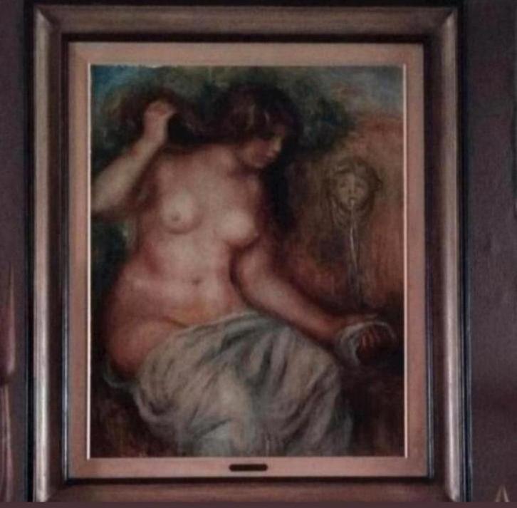 ✓ FRAME naar Auguste Renoir - REPLICA, Huis en Inrichting, Woonaccessoires | Lijsten, Gebruikt, 75 cm of meer, 75 tot 100 cm, Overige materialen