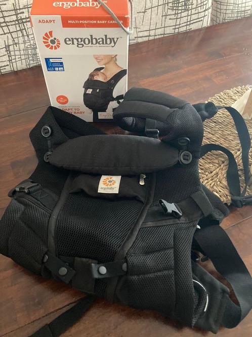 Ergobaby adapt cool air onyx black, Enfants & Bébés, Porte-bébés & Écharpe porte bébé, Comme neuf, Porte-bébé, Enlèvement ou Envoi