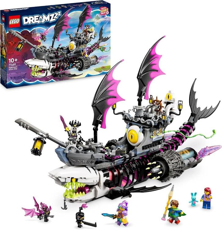Lego Dreamzzz 71469 - Nachtmerrie haaienschip, Kinderen en Baby's, Speelgoed | Duplo en Lego, Nieuw, Lego, Complete set, Ophalen of Verzenden