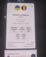 Billets pour le match Ukraine - Belgique