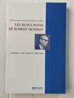 Blocs-Notes De Robert Henrion, Utilisé, Enlèvement ou Envoi, Robert Henrion