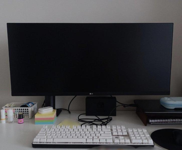 LG ULTRAWIDE MONITOR ERGO 34" MONITEUR avec pied réglable, Computers en Software, Monitoren, Zo goed als nieuw, 61 t/m 100 Hz