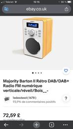 Radio et alarme. DAB+, TV, Hi-fi & Vidéo, Radios, Comme neuf, Radio