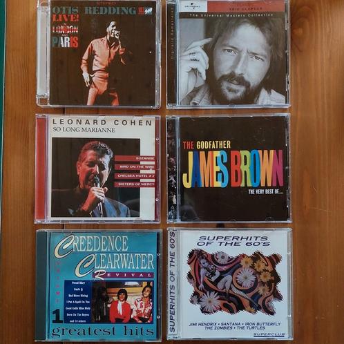6 cd sixties: Clapton, Creedence, Cohen, James Brown..., Cd's en Dvd's, Cd's | Rock, Zo goed als nieuw, Ophalen of Verzenden