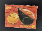 Singapore 2008 - Chinees Jaar van de Rat, Postzegels en Munten, Ophalen of Verzenden, Gestempeld