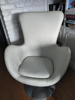 fauteuil, Huis en Inrichting, Minder dan 75 cm, Gebruikt, Leer, 50 tot 75 cm