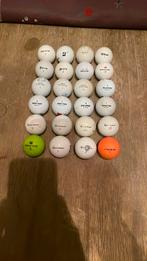 24 golfballen van verschillende merken srixon, taylorMade,.., Sport en Fitness, Golf, Ophalen, Gebruikt