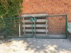 Poort voor hek - 3 meter, Tuin en Terras, Ophalen, Met poort, Gebruikt, Tuinhek