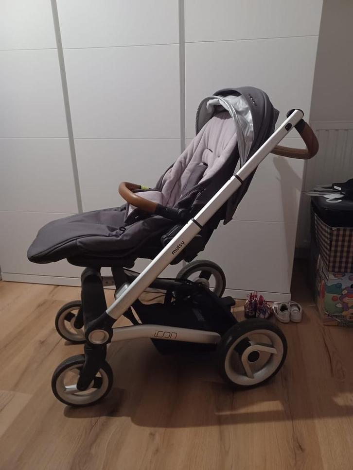Mutsy Icon Vision, Kinderen en Baby's, Kinderwagens en Combinaties, Zo goed als nieuw, Kinderwagen, Mutsy, Met reiswieg, Ophalen