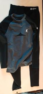 set thermisch ondergoed zwart 146/152, Enlèvement, Comme neuf