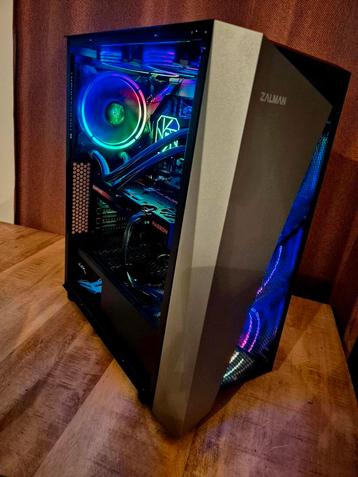 GAME PC  Zalman S4 | Ryzen 5 5600X | RX 7600 | 32GB RAM beschikbaar voor biedingen
