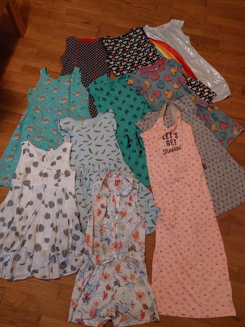 meisjes maat 132, 90 stuks, Kinderen en Baby's, Babykleding | Baby-kledingpakketten, Zo goed als nieuw, Ophalen