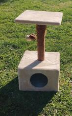 kattenhuis met krabpaal, Ophalen, Gebruikt, Krabpaal