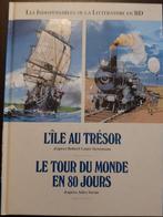 L'île au trésor + Le tour du monde en 80 jours (Strip), Ophalen of Verzenden, Lemoine/Woerhel, Zo goed als nieuw, Eén stripboek