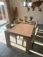 eetkamertafel, Huis en Inrichting, Ophalen, Gebruikt, Vijf personen of meer, Rechthoekig