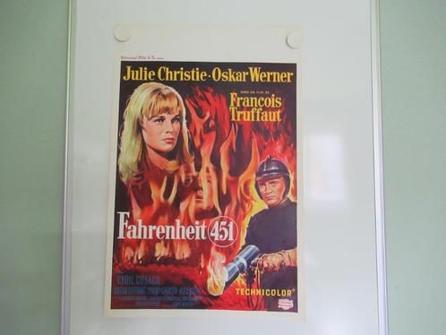 Affiche du film FAHRENHEIT 451, Collections, Posters & Affiches, Comme neuf, Cinéma et TV, A1 jusqu'à A3, Rectangulaire vertical