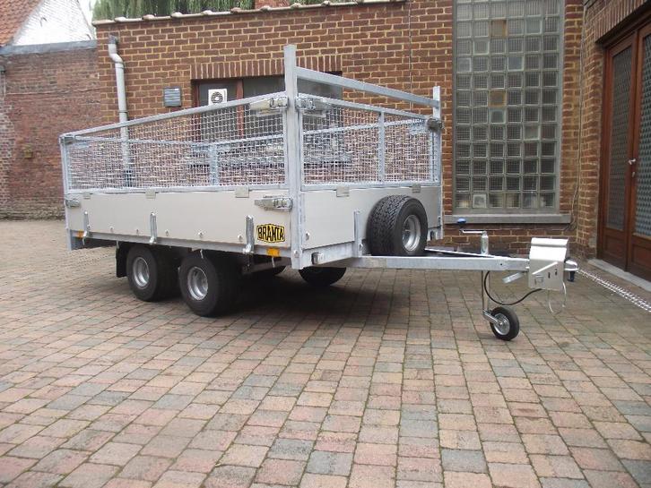 Remorques à plateforme, freinées et pas freinées, à Alost, Autos : Divers, Remorques, Neuf, Enlèvement