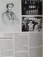 Felix De Boeck 1898-1995  originele persberichten, Ophalen of Verzenden, Gelezen, Schilder- en Tekenkunst, Diverse auteurs