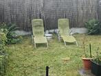 2 tuinligstoelen Gratis, Tuin en Terras, Ophalen, Gebruikt