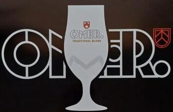 Reclamebord vintage Omer blond - mancave poolhouse nieuw beschikbaar voor biedingen