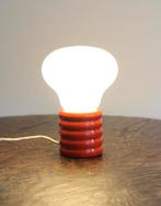 Vintage keramische lamp, Huis en Inrichting, Ophalen of Verzenden, Zo goed als nieuw, Glas