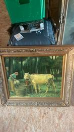 Schilderij koeien, Antiek en Kunst, Kunst | Schilderijen | Klassiek, Ophalen