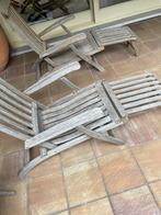 2 ligzetels met voetensteun, Tuin en Terras, Ophalen, Gebruikt