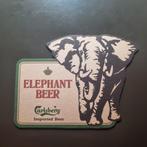 Sous Bock Carlsberg Elephant (modèle 4), Collections, Autres marques, Sous-bock, Utilisé, Enlèvement ou Envoi