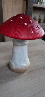 Grand champignon en céramique à pois blancs, Enlèvement ou Envoi