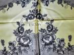 Escada grote,vintage foulard. uit 100% zijde., Ophalen of Verzenden, Zo goed als nieuw