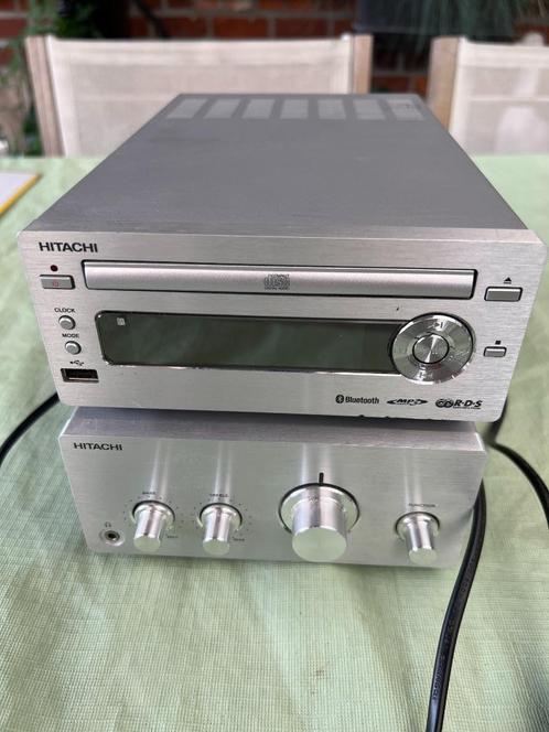 Hitachi AXM649BT Micro Hifi Systeem – Bluetooth, CD, USB en, Audio, Tv en Foto, Stereoketens, Gebruikt, Cd-speler, Overige merken