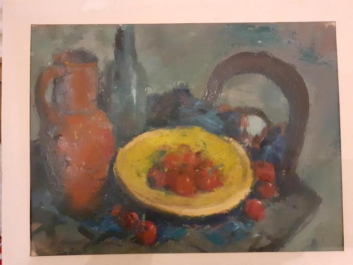 Karel Jan van den Heuvel  1913 - 1991   Stilleven  2, Antiek en Kunst, Kunst | Schilderijen | Klassiek, Verzenden