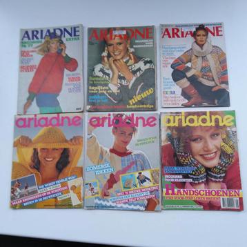 ARIADNE: 6 Creatieve vintage handwerktijdschriften. beschikbaar voor biedingen