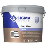 Sigma pearl clean matt 10L, Ophalen, Zo goed als nieuw, Wit