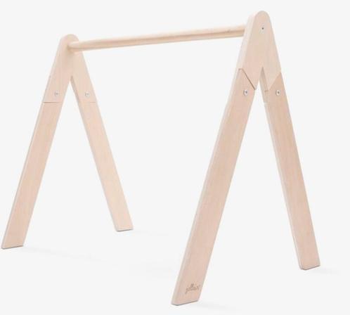 Jollein babygym hout met 3 speeltjes, Kinderen en Baby's, Speelgoed | Houten speelgoed, Zo goed als nieuw, Ophalen of Verzenden