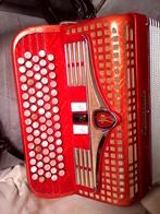 Crussianelli, Muziek en Instrumenten, Accordeons, Gebruikt, Knopaccordeon, 120-bas, Met riemen