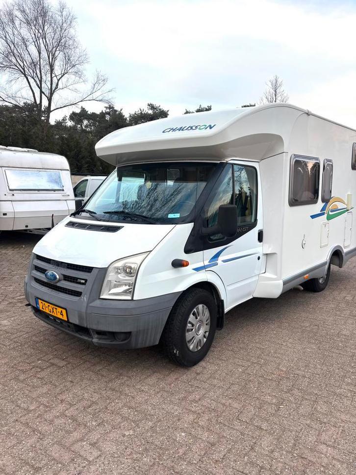 Chausson Ford - MotorAirco - Zonnepaneel, Caravanes & Camping, Camping-cars, Particulier, Chausson, Ford, Douche, Vitres électriques